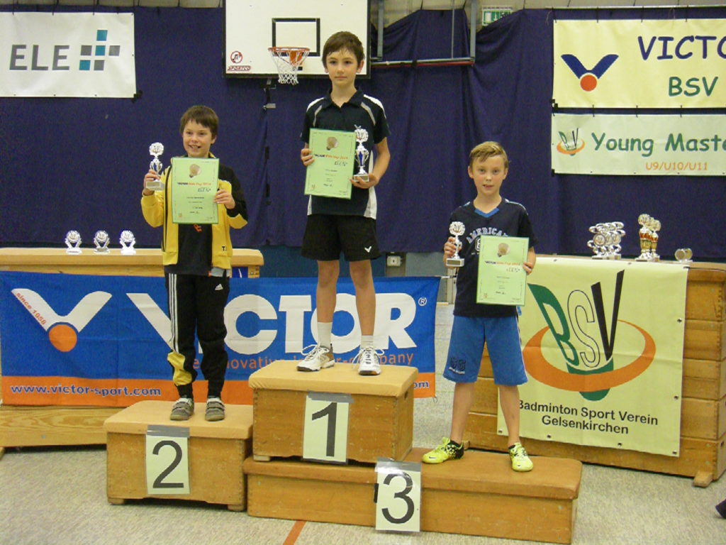 3.Platz für Tius beim Joung Master