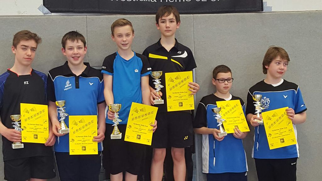 Tius und Julian, Erster Platz beim Herner Kids Cup