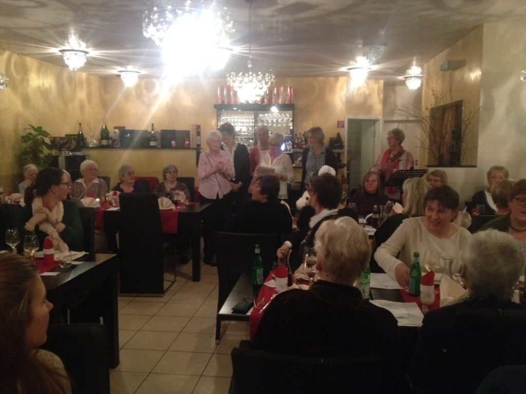 Weihnachtsfeier im Mona Lisa