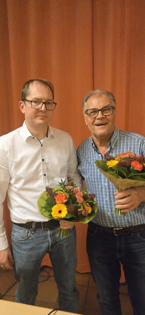 Holger Hütig und Michael Richter: ausgeschiedener 1. und 2. Vorsitzender