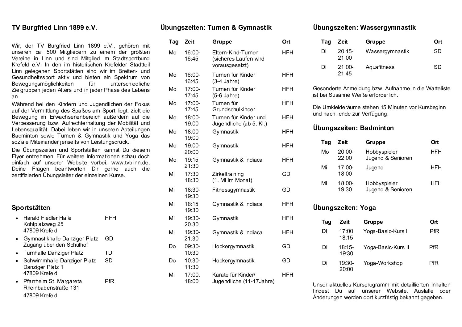 Infoflyer TVB 2026-01-20