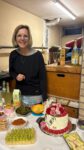 Susanne wurde zum 60.Geburtstag mit einem Buffet und Torte überrascht