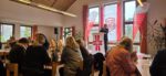 Neujahrsempfang im Pfarrsaal St. Margareta Karin Weichert bereitet sich vor