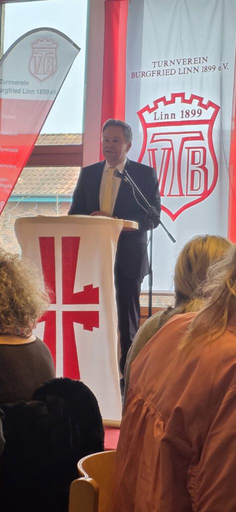 Neujahrsempfang im Pfarrsaal St. Margareta, der Ratsherr Dr. Stefan Galke